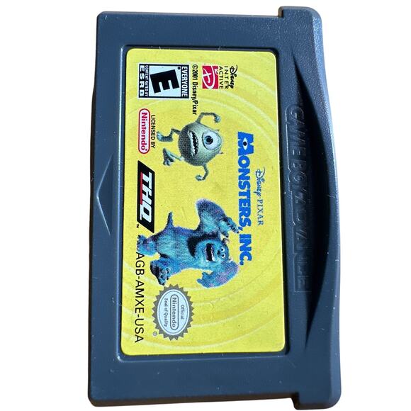 Monsters, Inc. Nintendo Game Boy Advance 2001 Game Cartridge Only GBA - Picture 2 of 3